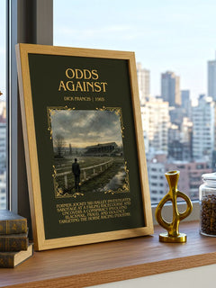 Odds Against Minimalist Book Poster by Dick Francis – image 3