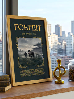 Forfeit Minimalist Book Poster by Dick Francis – image 3