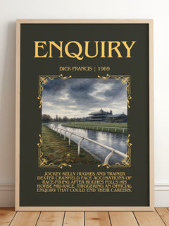 Enquiry Minimalist Book Poster by Dick Francis – image 2