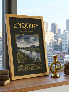 Enquiry Minimalist Book Poster by Dick Francis – image 3