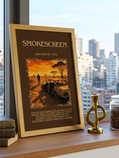 Smokescreen Minimalist Book Poster by Dick Francis – image 3