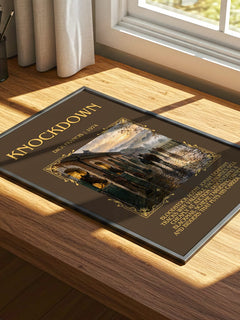 Knockdown Minimalist Book Poster by Dick Francis – image 4