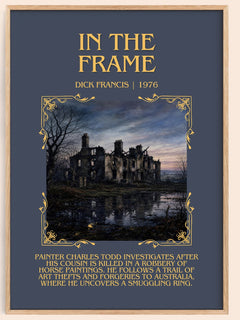 In the Frame Minimalist Book Poster by Dick Francis – image 1