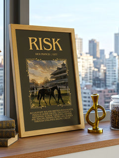 Risk Minimalist Book Poster by Dick Francis – image 3