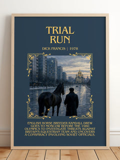 Trial Run Minimalist Book Poster by Dick Francis – image 2