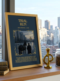 Trial Run Minimalist Book Poster by Dick Francis – image 3