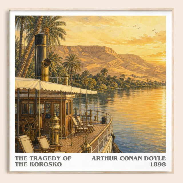 The Tragedy Of The Korosko Literary Art Print by Arthur Conan Doyle