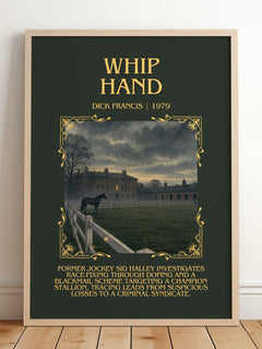 Whip Hand Minimalist Book Poster by Dick Francis – image 2