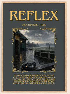 Reflex Minimalist Book Poster by Dick Francis – image 1