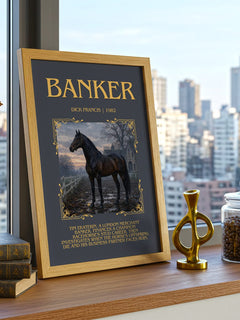 Banker Minimalist Book Poster by Dick Francis – image 3