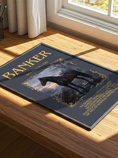 Banker Minimalist Book Poster by Dick Francis – image 4