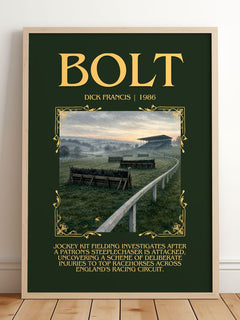 Bolt Minimalist Book Poster by Dick Francis – image 2