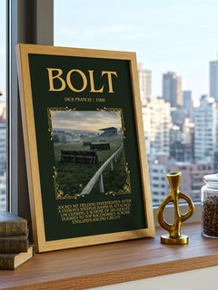 Bolt Minimalist Book Poster by Dick Francis – image 3