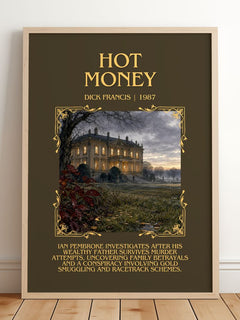 Hot Money Minimalist Book Poster by Dick Francis – image 2