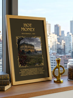 Hot Money Minimalist Book Poster by Dick Francis – image 3