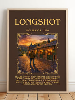 Longshot Minimalist Book Poster by Dick Francis – image 2