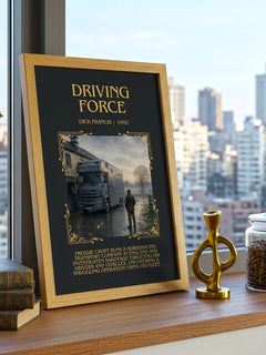 Driving Force Minimalist Book Poster by Dick Francis – image 3