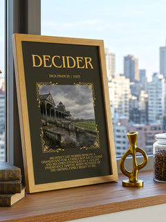 Decider Minimalist Book Poster by Dick Francis – image 3