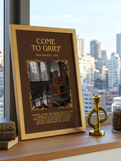 Come to Grief Minimalist Book Poster by Dick Francis – image 3