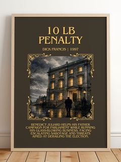 10 lb Penalty Minimalist Book Poster by Dick Francis – image 2