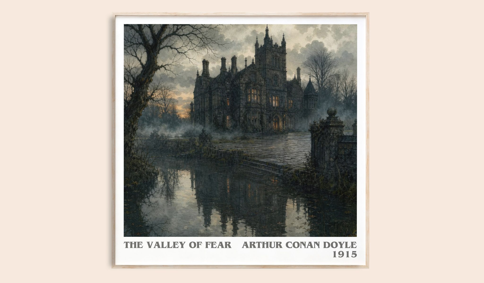 The Valley Of Fear Literary Art Print by Arthur Conan Doyle