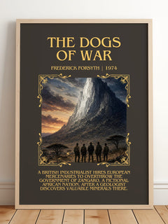 The Dogs of War Minimalist Book Poster by Frederick Forsyth – image 2