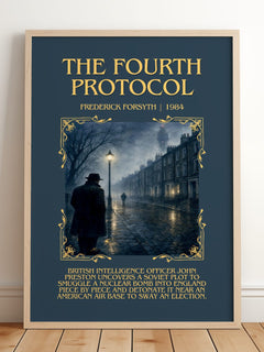 The Fourth Protocol Minimalist Book Poster by Frederick Forsyth – image 2