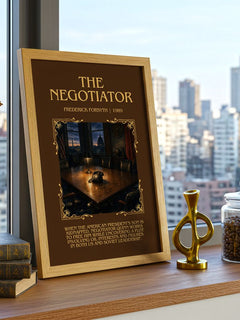 The Negotiator Minimalist Book Poster by Frederick Forsyth – image 3