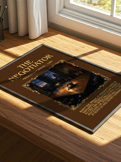 The Negotiator Minimalist Book Poster by Frederick Forsyth – image 4