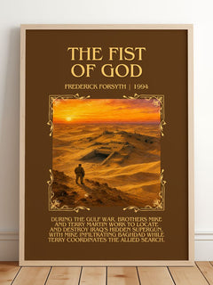 The Fist of God Minimalist Book Poster by Frederick Forsyth – image 2