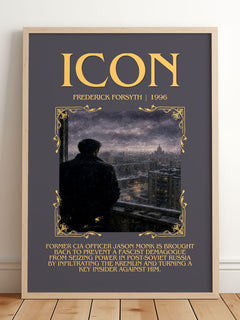 Icon Minimalist Book Poster by Frederick Forsyth – image 2