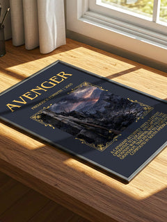 Avenger Minimalist Book Poster by Frederick Forsyth – image 4