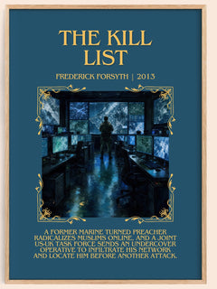 The Kill List Minimalist Book Poster by Frederick Forsyth – image 1
