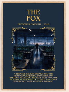 The Fox Minimalist Book Poster by Frederick Forsyth – image 1