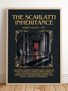 The Scarlatti Inheritance Minimalist Book Poster by Robert Ludlum – image 2