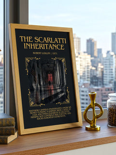 The Scarlatti Inheritance Minimalist Book Poster by Robert Ludlum – image 3