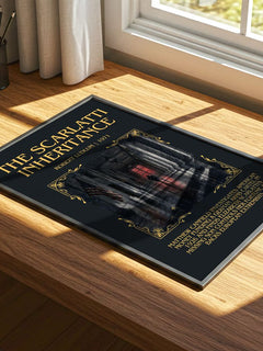 The Scarlatti Inheritance Minimalist Book Poster by Robert Ludlum – image 4