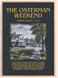 The Osterman Weekend Minimalist Book Poster by Robert Ludlum – image 1