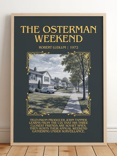 The Osterman Weekend Minimalist Book Poster by Robert Ludlum – image 2