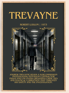 Trevayne Minimalist Book Poster by Robert Ludlum – image 1