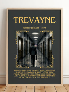 Trevayne Minimalist Book Poster by Robert Ludlum – image 2
