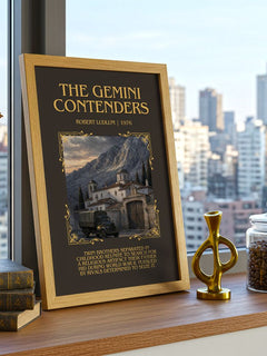The Gemini Contenders Minimalist Book Poster by Robert Ludlum – image 3