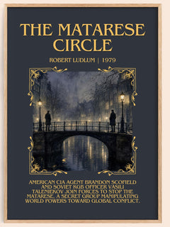The Matarese Circle Minimalist Book Poster by Robert Ludlum – image 1