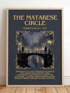 The Matarese Circle Minimalist Book Poster by Robert Ludlum – image 2
