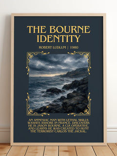 The Bourne Identity Minimalist Book Poster by Robert Ludlum – image 2