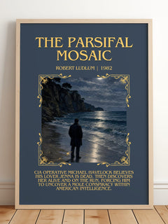 The Parsifal Mosaic Minimalist Book Poster by Robert Ludlum – image 2