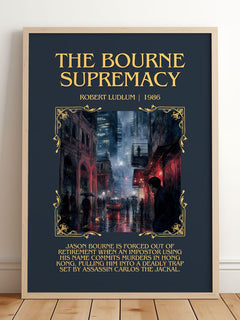 The Bourne Supremacy Minimalist Book Poster by Robert Ludlum – image 2