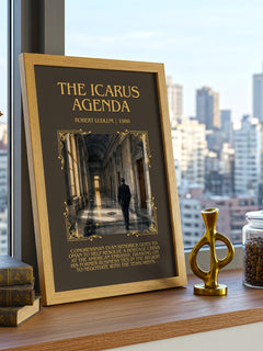 The Icarus Agenda Minimalist Book Poster by Robert Ludlum – image 3