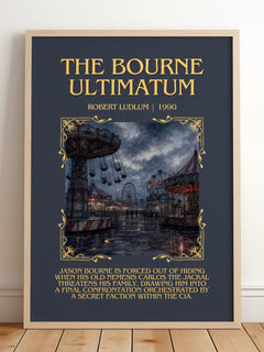 The Bourne Ultimatum Minimalist Book Poster by Robert Ludlum – image 2