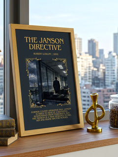 The Janson Directive Minimalist Book Poster by Robert Ludlum – image 3